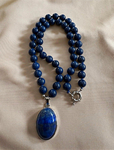 Stunning lapis lazuli pendant - stunning,