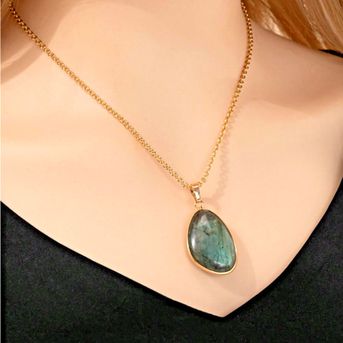Natural stone oval - natural,