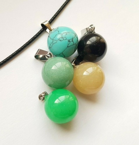 Globe round quartz - quartz, pendant