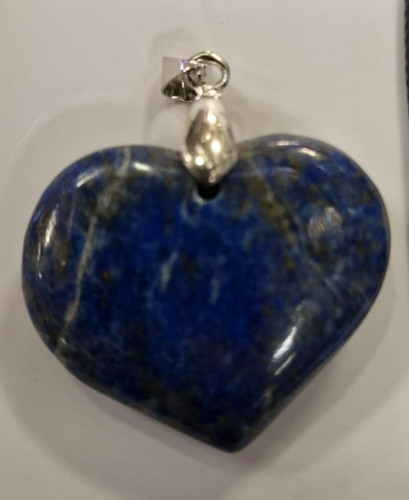Natural lapis lazuli - , heart