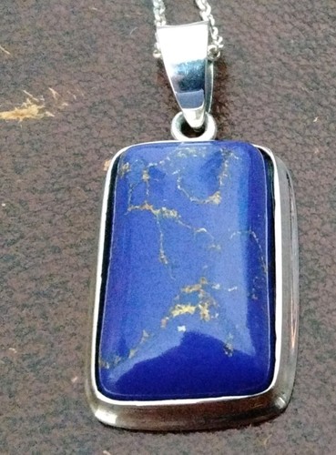 Sterling silver lapis colour - ,