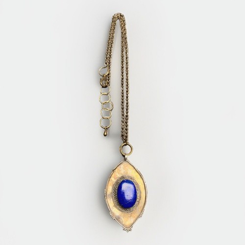 Lapis lazuli pendant necklace - lapis,