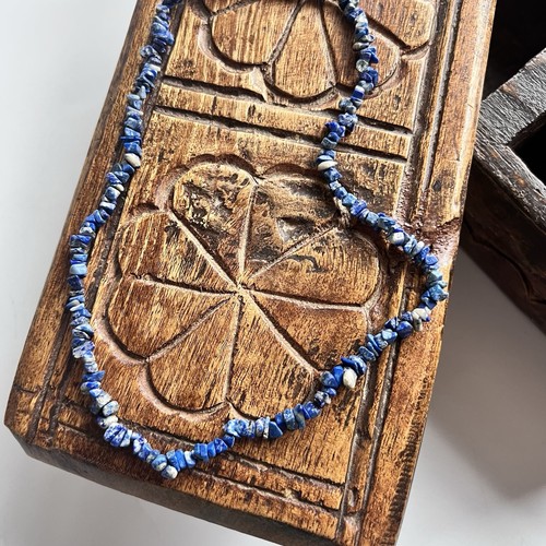 Vintage lapis lazuli chip - vintage,