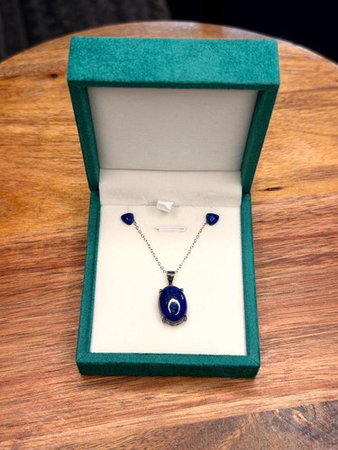 925 sterling silver - sterling, lapis