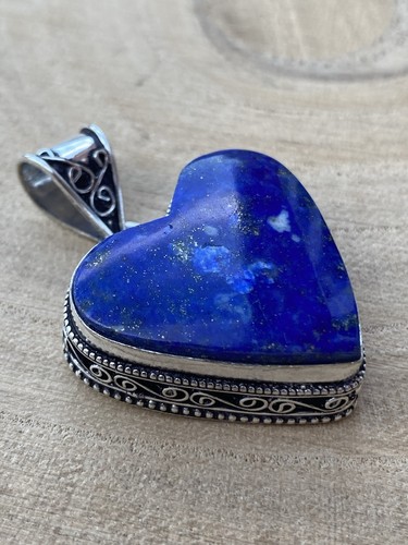 Lapis lazuli heart shape - lapis,