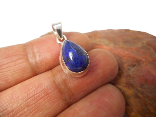 Small blue teardrop lapis - small,