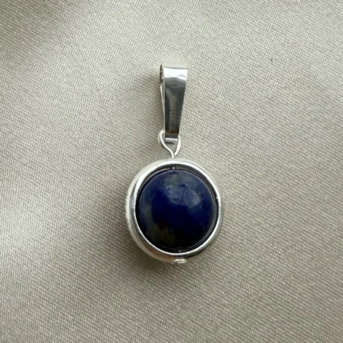 Lapis lazuli sphere - lazuli, 925