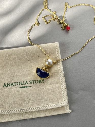 21c gold plated - gold, lazuli