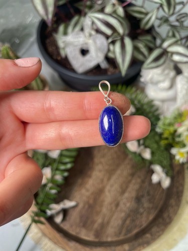 Lapis lazuli pendant 925 - lapis, in