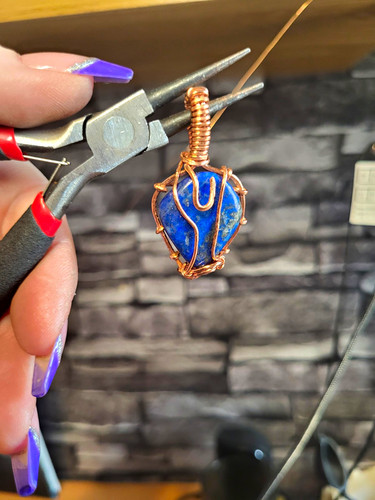 Lapis lazuli wire - lapis,