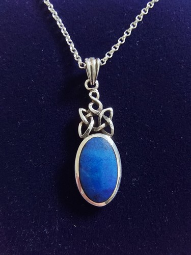Vintage celtic knot lapis - knot,