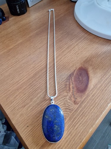 Sterling silver large oval - large,