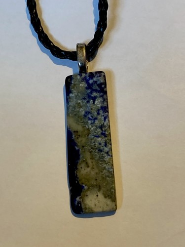 Lapis lazuli pendant necklace - lapis,
