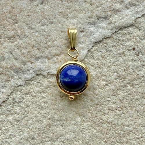 Gold plated lapis - gold,