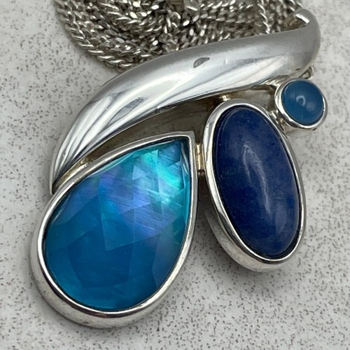 Sterling silver lapis - sterling, silver/lapis