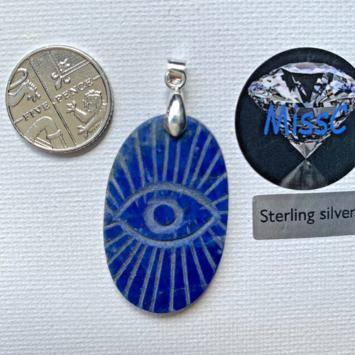 Lapis lazuli hand carved 42mm - lazuli,