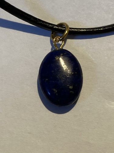 Lapis lazuli pendant necklace - lapis,