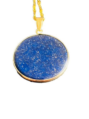 Stunning lapis lazuli pendant - stunning,