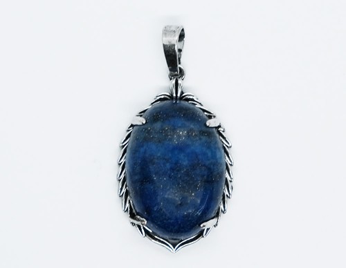 Pendant oval lapis - oval,