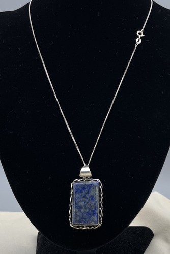 Sterling silver 925 lapis - silver,