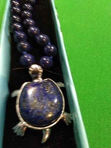 Inch necklace lapis - inch,