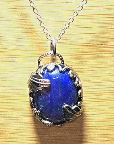 Beautiful lapis pendant - lapis,